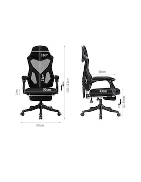 Silla de escritorio Midtown Concept de plástico