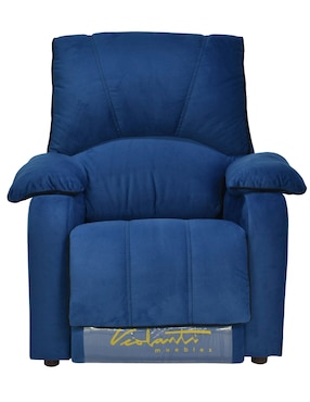 sillón reclinable brady manual de tela color gris