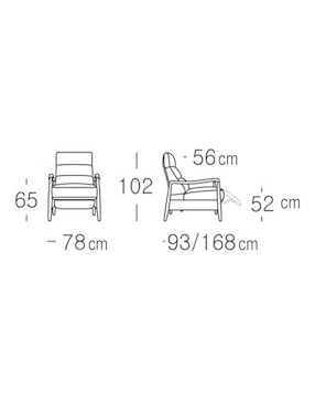 Reclinable Bayona Haus