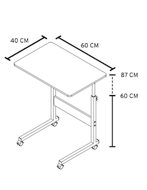 Mesa lateral Mubson