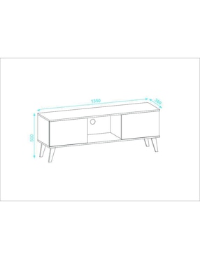 Mueble de tv Stand Roble Midtown Concept de