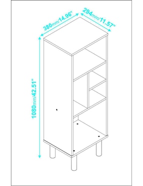 Librero Book Shelfs Minimalism Midtown Concept de MDF