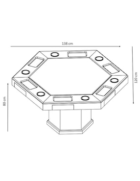 Mesa de juego Home Lab para cartas