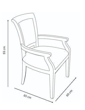 Silla Vegas Home Lab de madera
