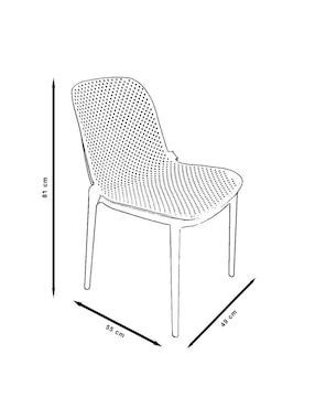 Silla 4 piezas Midtown Concept