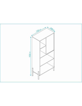 Librero Book Shelfs Minimalism Midtown Concept de MDF