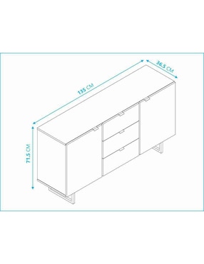 Cajonera Midtown concept cajonera elite de MDF