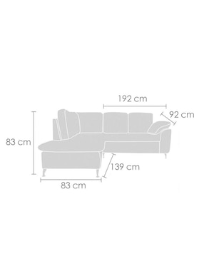 Chaise lounge Madrid Kessa de madera