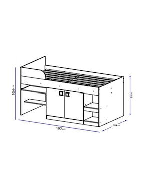 Cama Multimoveis individual