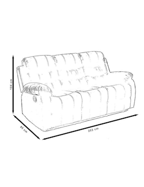Reclinable Midtown Concept Sillones Reposet estilo moderno