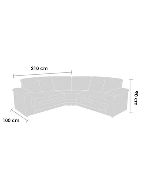 Sala modular Nápoles Kessa de lino