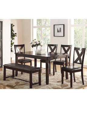 Comedor Poundex para 6 personas