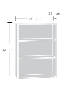 Librero Sauder de MDF