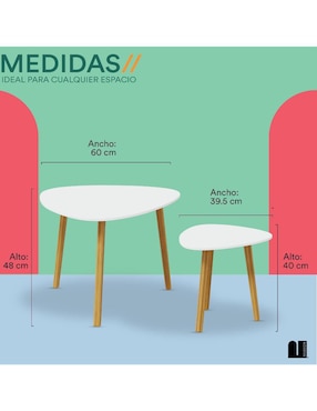 Mesa de centro Mubson