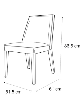 Silla Malibu Haus de madera álamo