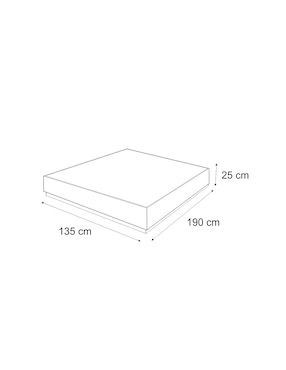 Base para cama Malibu Haus de MDF