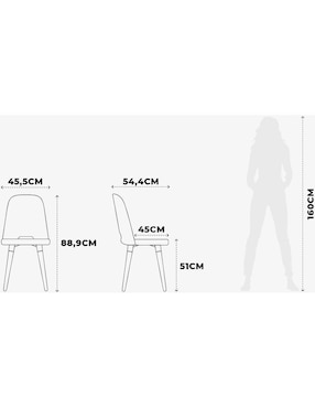 Silla Drop Moveis de madera adulto