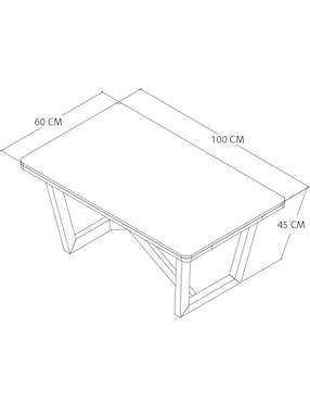 Mesa de centro Haus