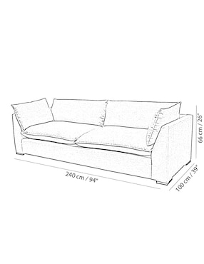 Love seat Liz Miller