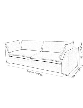 Love seat Liz Miller