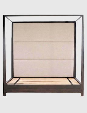 Cama Kassel Madecor de madera nogal