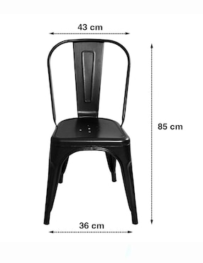 Silla Alpes Dib de acero