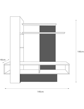 Mueble de tv Perseus Tugow de