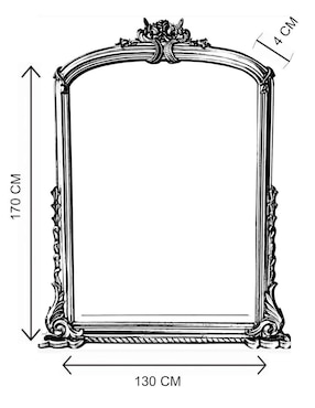 Espejo rectangular Lune Art Gallery