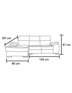 Chaise lounge Salamanca Kessa de lino