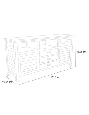 Mueble de tv Loretto Montbrook Home de
