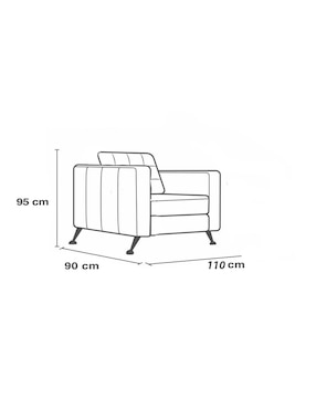 Sillón Noruega Confortopiel de piel