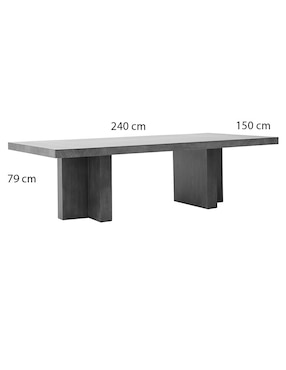 Mesa de comedor Malbec Del Toro