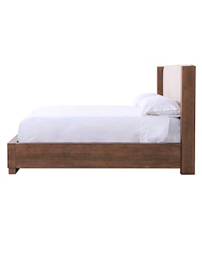Cama Malbec Casagora de madera encino