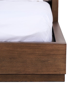 Cama Malbec Casagora de madera encino