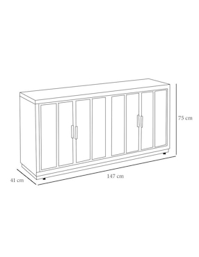 Gabinete Sei de madera