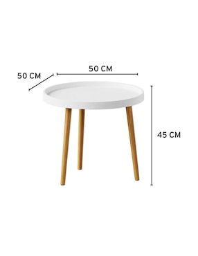 Mesa de centro armable Mubson