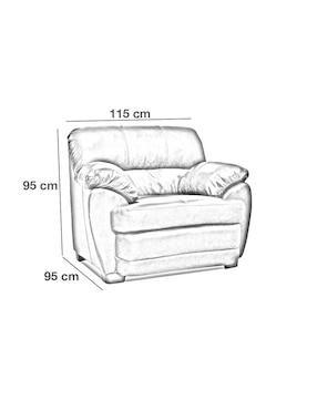 Sillón Florencia Confortopiel