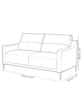 Love seat Liz Dart