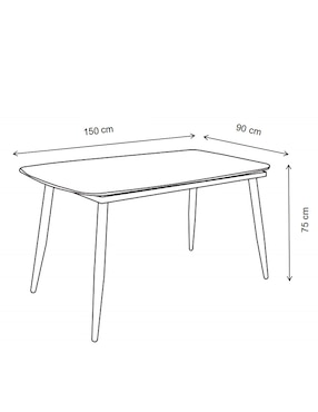 Mesa de comedor Argos Lottus