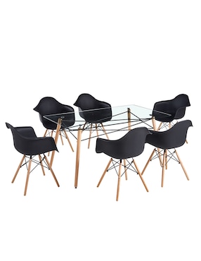 Mesa de comedor Eames Lottus