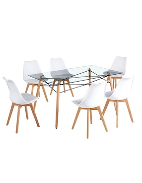 Mesa de comedor Eames Lottus