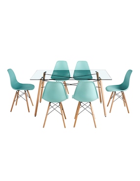 Mesa de comedor Eames Lottus