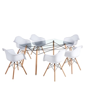 Mesa de comedor Eames Lottus