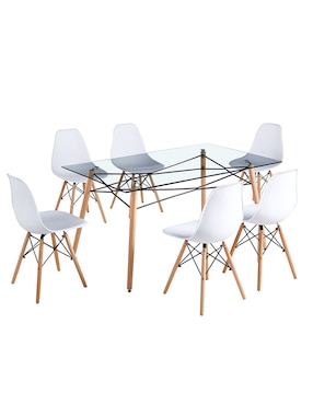 Mesa de comedor Eames Lottus