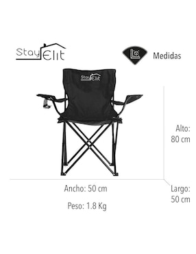 Silla plegable Camping Stay Elit Stay Elit de tela