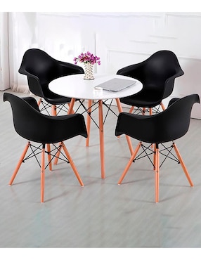 Set de 4 sillas Elly-Decor Eames de plástico
