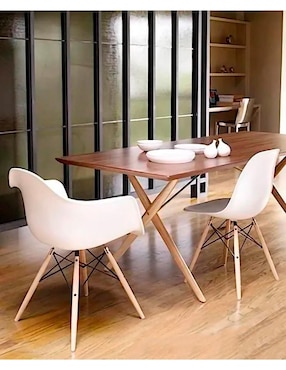 Silla Eames Elly-Decor de madera