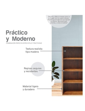 Librero Mubson de MDF