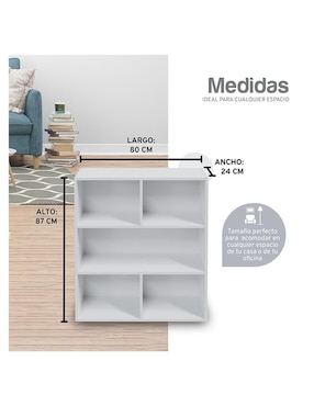 Librero Mubson de MDF