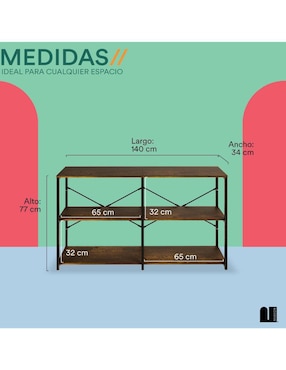 Credenza Mubson de MDF